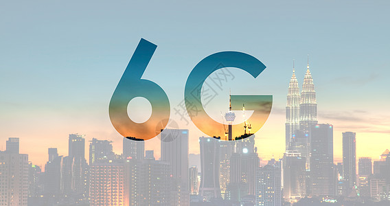 马来西亚吉隆坡背景的 6G 文本信号上网电讯速度数据电脑细胞互联网网络城市图片