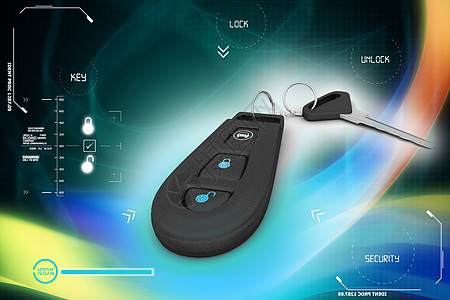 您汽车的安保遥控控制器钥匙链塑料电子纽扣正方形控制阴影起动机警报安全图片