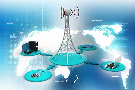 带网络的信号塔无线世界电话力量空气夹子天线海浪电视卫星图片