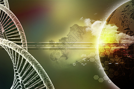 扭曲的铬 DNA 柴模型药片技术染色体合金科学螺旋药店代码细胞插图图片