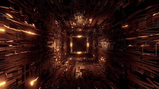 空间隧道背景壁纸3d 使图解3的插图技术墙纸运动走廊芯片白金气氛科幻小说对比度图片