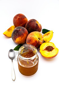 桃和果生长营养果实甜点食物水果热带图片