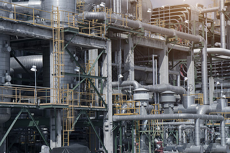 石油炼油厂工厂形式工业区产业观点制造业生产植物工业蓝色力量工人资源商业技术图片