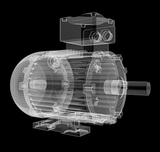 电动马达XRay styl螺栓活力x光力量引擎x射线背景马达机械黑色图片