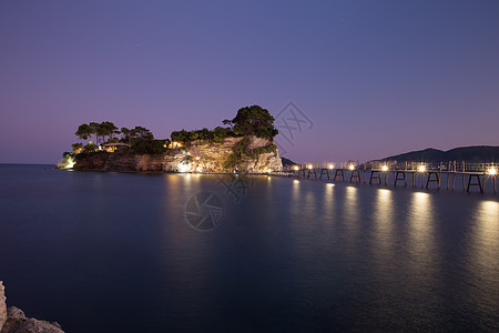 浮雕岛的美妙夜景 希腊 欧洲 扎金索斯岛索斯蒂斯港的壮丽春景 自然概念背景之美天堂星星海洋旅游悬崖支撑岩石旅行风景海滩图片