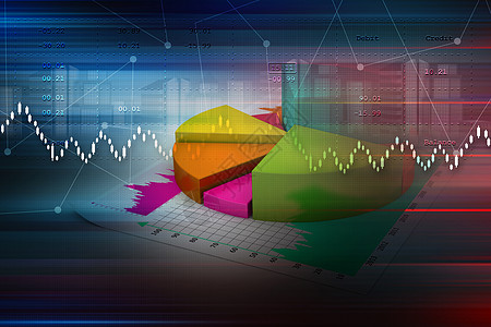 饼图表数据报告数字文档统计金融公司床单攻略营销背景图片