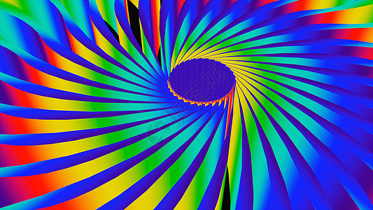 3d 彩色背景与圆形彩虹色 3d 渲染计算机生成的背景图片
