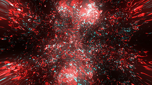 具有装饰色差的发光光计算机生成现代抽象背景3d rende漩涡液体星系森林活力海浪圆圈科学旋转运动图片