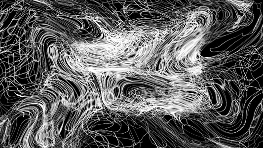 许多 addle 空间中的白线这是现代抽象 3d 渲染背景传单直系老板艺术绘画别针波浪长方形染色恶作剧图片