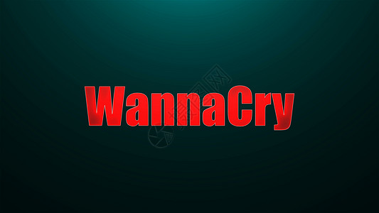 背景上带有顶灯的 WannaCry 文字字母3d 渲染背景计算机生成网络网站安全风险危险屏幕技术匿名商业黑色图片