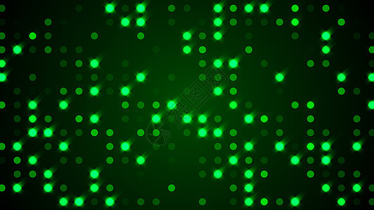 在计算机生成的夜总会背景 3d rende 上随机开关的一排闪光魅力粒子灯音乐会展示白炽灯灯泡照明光灯玻璃庆典灯丝圆形图片