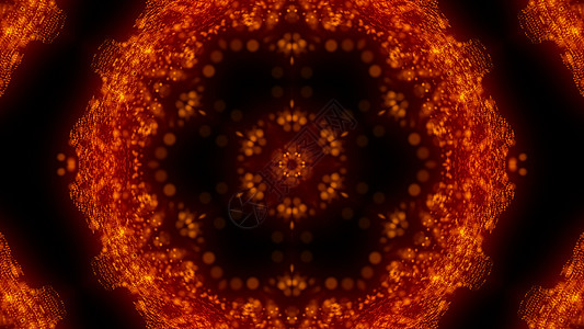 美丽的抽象万花筒分形 flower3d 渲染背景计算机生成背景旋转平衡艺术几何学辐射花瓣作品反射电脑圆形图片