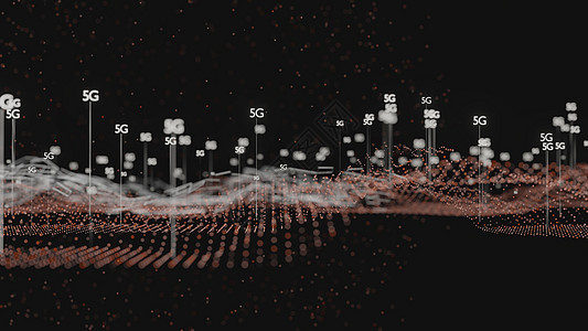 3D摘要插图代表5G移动技术安全互联网科学电话手机3d人工智能三角形房子网络图片