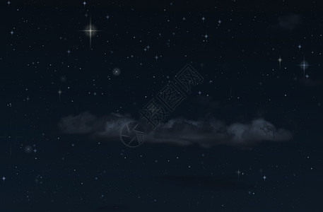 夜晚星空和云彩 月光黑暗的背景和星黑色星星星云火花辉光星系蓝色宇宙墙纸天文学图片