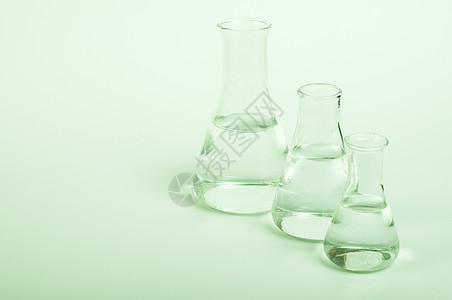 空玻璃实验室用具解决方案漏斗生物学药物烧杯技术员制药器皿药店微生物学图片