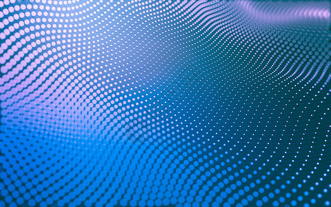 抽象背景 具有多边形形状的分子技术科学黑色宏观蓝色三角形矩阵渲染网络金属墙纸图片