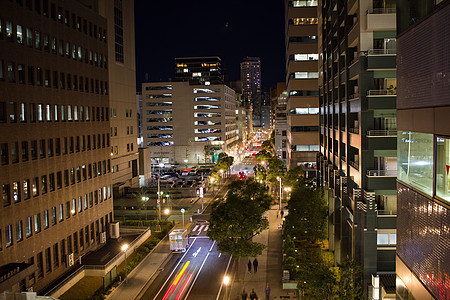 日本神户市的夜景图片
