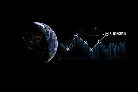 来自spac的全球区块链网络高清图片