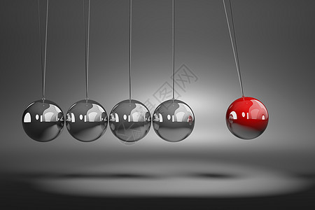 金属球机构平衡合金科学反弹摇篮物理运动重力红色时间背景图片