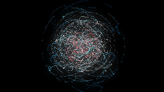 点和线的连贯性  3D rendering3d 说明光迹的光的组合 大数据连接与技术黑色插图蓝色线条科学网络3d活力渲染图片
