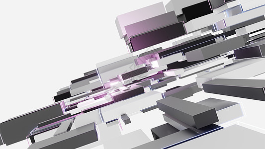 光暗立方体的抽象背景3d矩形盒子艺术建筑学建造插图团体建筑长方形背景图片