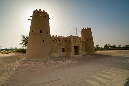 阿拉伯联合酋长国阿布扎比酋长国利瓦绿洲沙漠城堡利瓦地形历史性假期历史沙漠防御绿洲天空堡垒图片