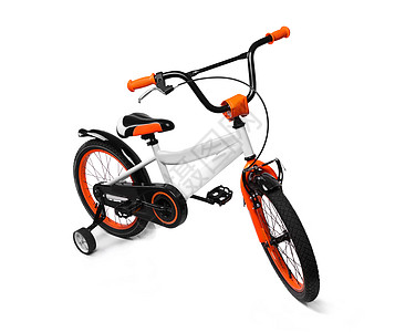自行车车轮儿童自行车齿轮孩子红色橙子玩具速度孩子气黑色车轮踏板背景