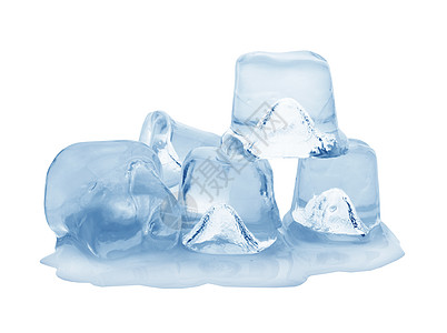 冰雪方块立方体反射冻结蓝色酒吧团体剪裁茶点玻璃工作室图片
