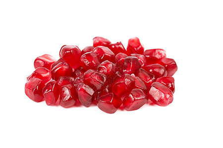 石榴水果白色甜点红色果汁谷物热带石榴石食物种子图片