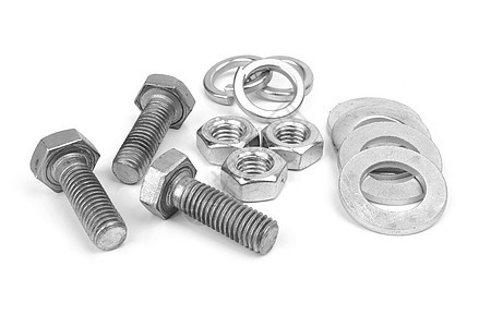 螺滚合金指甲金属灰色机械工业螺栓工具白色材料图片