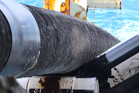 用于在海底铺设天然气管道的管道 海上天然气管道建设自动化焊管巨石气体电缆旅行场所训练工作说谎图片