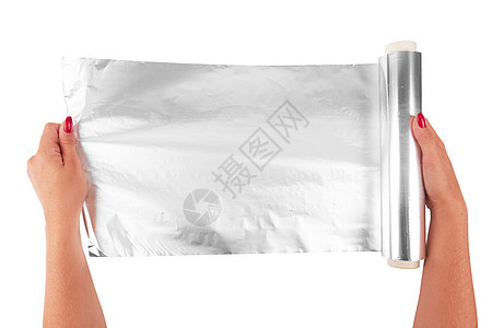 铝粉合金皱纹剪裁床单包装反射烹饪滚动小路材料图片