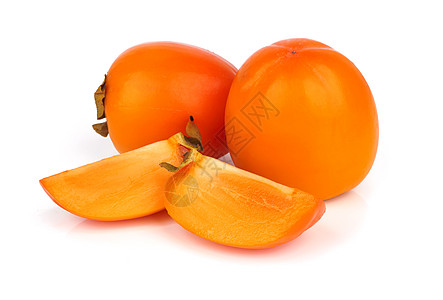 Persimmon 双环西蒙沙龙异国热带义者营养食物三重奏柿子果味水果图片