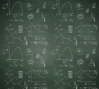 数学和科学涂鸦综合图象教育学校黑板化学数字手绘代数计算器大学计算机图片