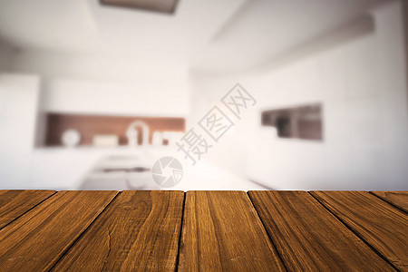 硬木地板高角视图复合图像合成图案桌子滚刀橱柜闲暇木头家庭台面棕色厨房硬木图片