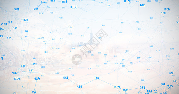 带时间的屏幕复合图像蓝色环境黑色建筑气象场景背景动画数字绘图图片