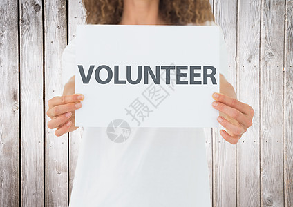 志愿人员持有标志数字复合体自愿持有标志木头道德服务福利床单图形义工计算机木板社会图片