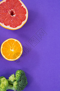 葡萄果 柠檬加花椰菜图片