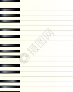 钢琴键背景象牙长处乌木流行音乐爵士乐派对黑色发黄海报黄色图片
