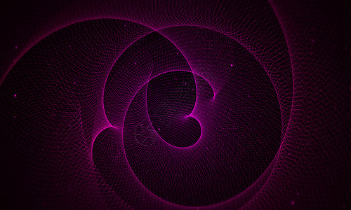 抽象螺旋背景介绍 线点波概念装饰漩涡蓝色曲线涡流紫色圆圈艺术墙纸射线背景图片