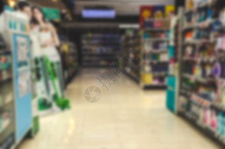 模糊的超市产品作品商品经济销售杂货店架子商业消费者食物零售图片