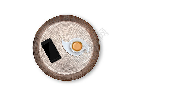 平面设计咖啡与水在 tableto图片