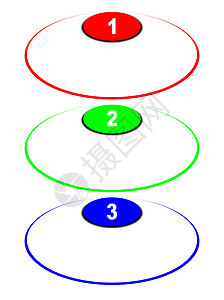 3个台风气球顺序笔记红色绿色插图商业水平徽章备忘录物品图片