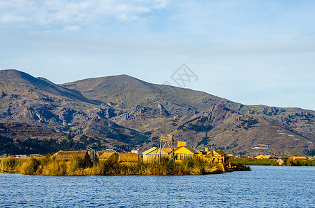 Uros 浮游岛屿定居点 喀喀喀湖图片