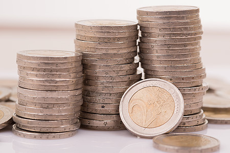 欧元硬币联盟储蓄交换投资经济商业银行业通货膨胀首都金属图片