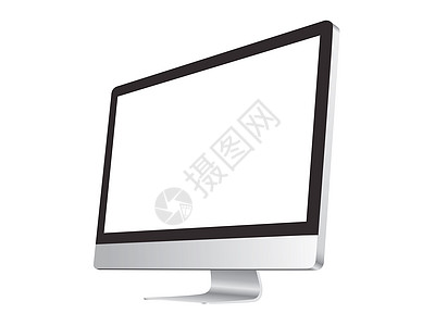 iMac 白色背景模拟计算机图片