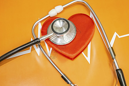 密切心脏健康和背景的听诊器考试治愈卫生心脏病药品医师测量医院福利治疗图片