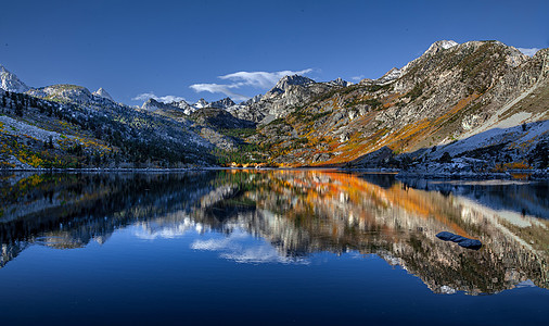 美国犹他州犹他州 隐蔽的山湖图片