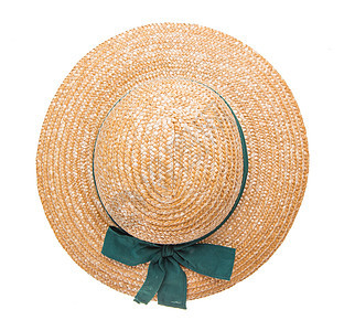漂亮的织帽艺术男人旅行稻草边缘柳条编织棕色帽子太阳图片