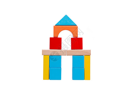 分类导航页设计已分类的木制玩具 Bloc闲暇操场工作室生活学校幼儿园木头积木建筑物团体背景